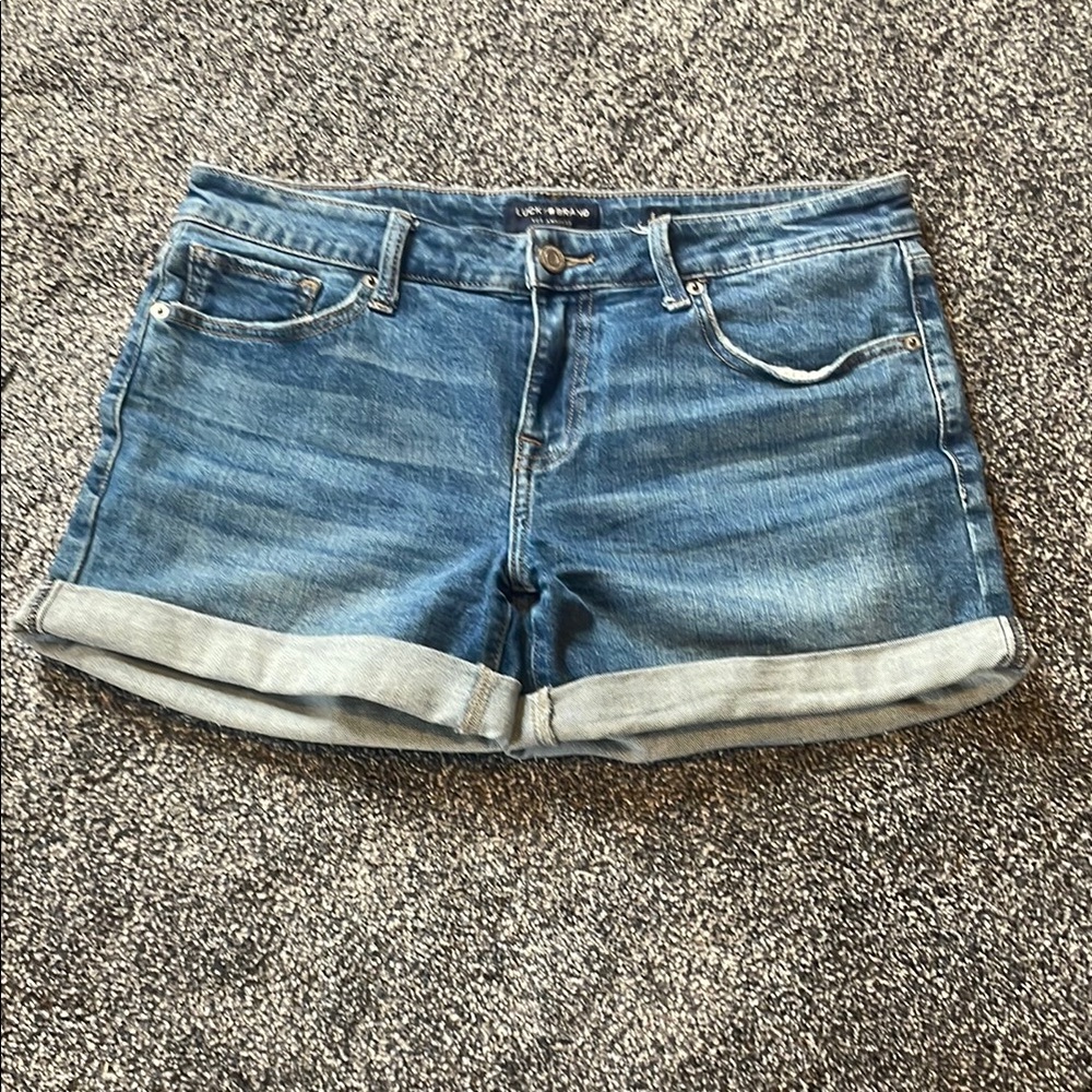 Women's Blue Denim Shorts